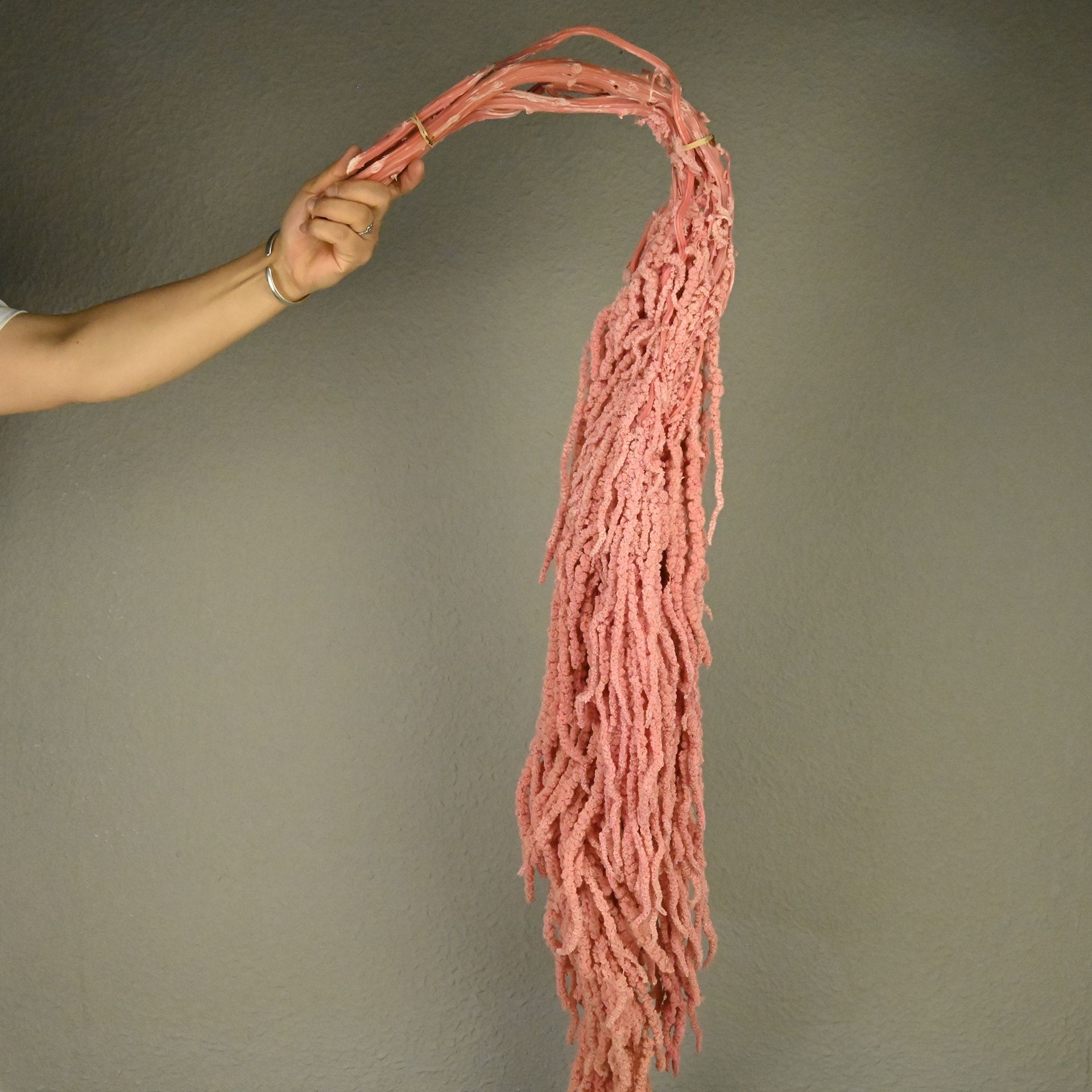 Flores fantasmas colgantes de arroz flor inmortal Juliet Amantes lágrimas colgantes de flores de decoración de bodas flores verdaderas