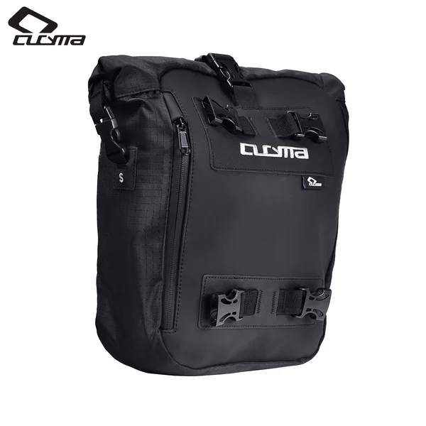 Cucyma High Quality Multifunctional Waterproof Motorcycle Rear Seat Bag Side Bag Rear Bag Rider Backpack Small Size Cycling