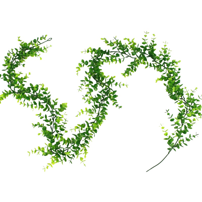 1.8 m Eucalyptus Ins Wedding Soft Decoration Simulation Green Plant Money Leaf Simulation Eucalyptus Rattan
