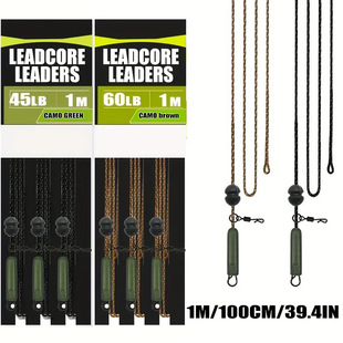 Yoto European Carp Fishing 45/60lb Helicopter Fishing Line Lead Line Leader Quick Change Fishing Accessories Fishing Line Cross-Border