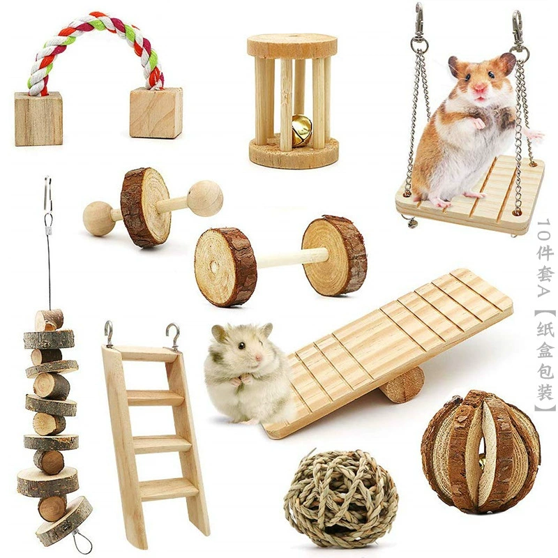 Набор деревянной игрушки, кролик, 10 штук, Amazon