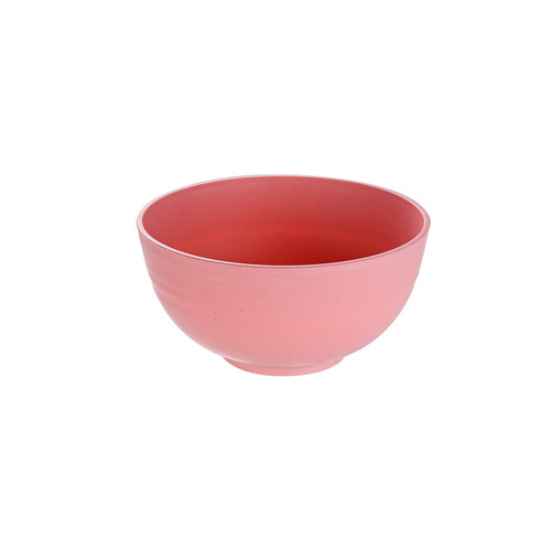 Small Wheat Straw Meal Bowl Simple Household Noodle Bowl Large Size Children's Durable Dropping Proof Bowl Set
