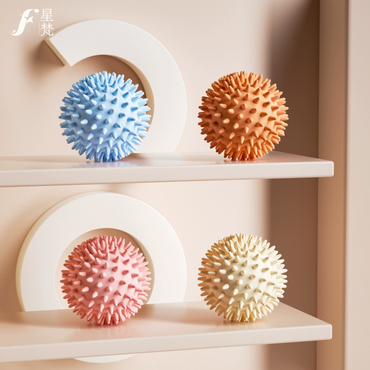 Мяч для фасции расслабляющий массаж мышц Йога Фитнес плечо Шея стопы массаж ног жесткая шея мяч Меридиан прямые продажи с фабрики