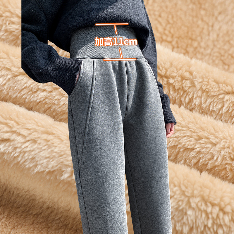 Women's Jogger Pants 2025 Autumn and Winter New Trendy Popular Style Petite Casual Loose Fleece-Lined Warm Sweatpants Women's Jogger Pants 2025 Autumn and Winter New Trendy Popular Style Petite Casual Loose Fleece-Lined Warm Sweatpants