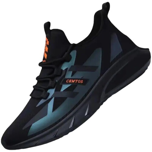 Men's sports shoes spring and summer new fashion Korean style coconut shoes thickened soft sole breathable trendy running shoes wholesale