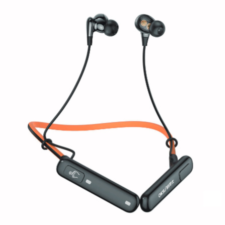 2024 new hanging neck wireless bluetooth headset intelligent noise reduction support voice operation long endurance sports headset