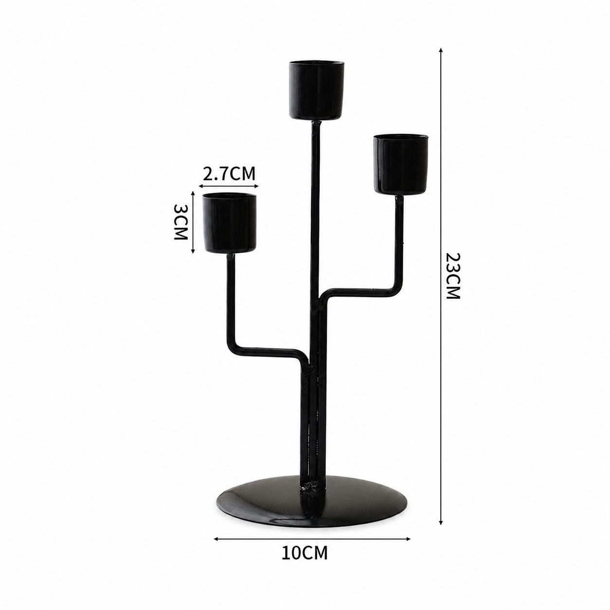 Candelabro de Hierro de Mesa Estilo Europeo para Cena Romántica y Sala de Estar image 18
