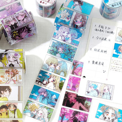 暮光少女週刊シリーズPET閃砂ダイカットテープ日系アニメ二次元漫画風素材卸売り