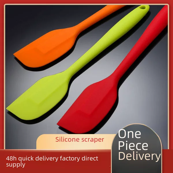 Large small size One-piece Silicone Spatula Cream Cake Spatula Chocolate Mixing Knife Spatula Baking Tools