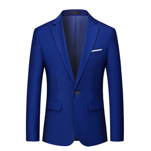 2025 Spring New Men's Business Casual Single Suit Slim Fit Casual Single Suit Dropshipping