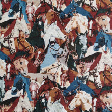 新款嘻哈乱马复古男装女装潮流年轻外套涤棉色织提花布JACQUARD