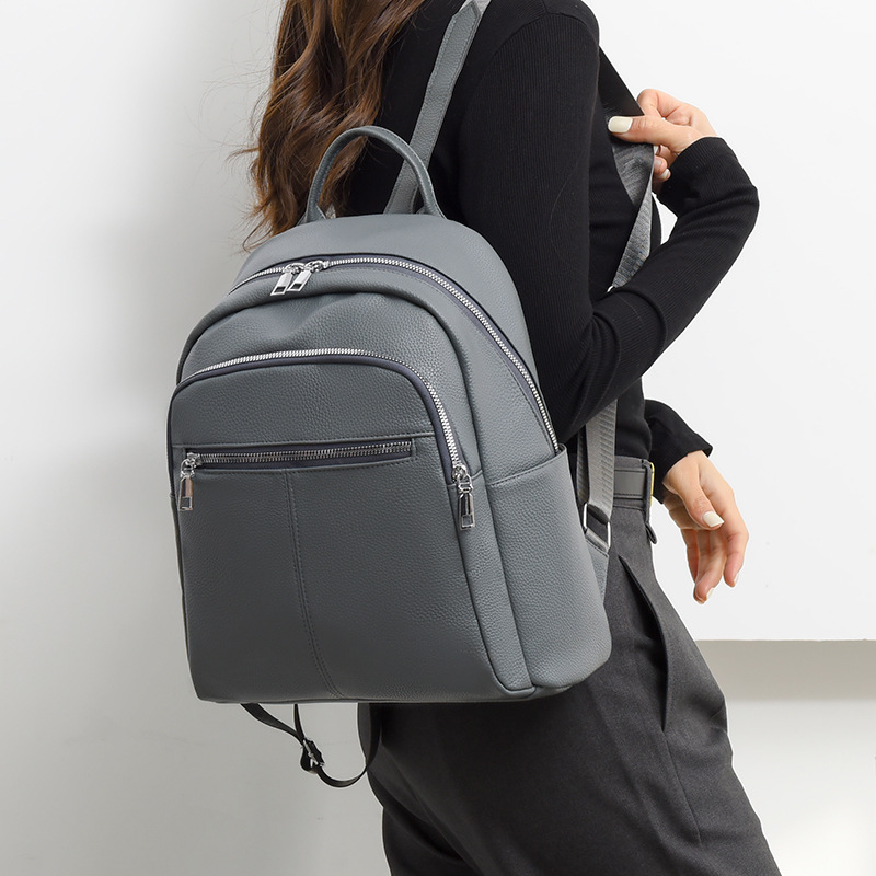 2024 Spring Urban Minimalist PU Women's Backpack_voghion.com