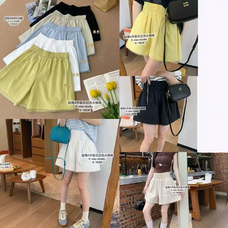 2026 Summer New High-Waisted A-Line Cotton and Linen Shorts for Women, Loose Casual Wide-Leg Old Money Style Bermuda Shorts for Outerwear 2026 Summer New High-Waisted A-Line Cotton and Linen Shorts for Women, Loose Casual Wide-Leg Old Money Style Bermuda Shorts for Outerwear