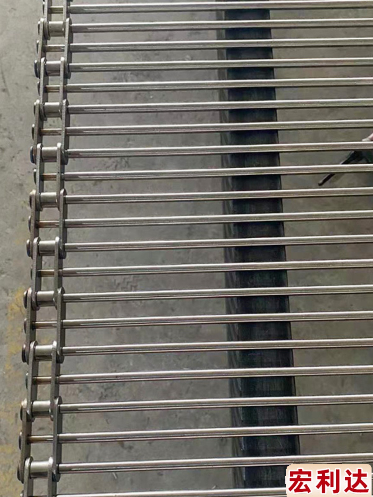 水下割草机链杆网带输送带不锈钢支轴链水草收割机支杆链条输送带