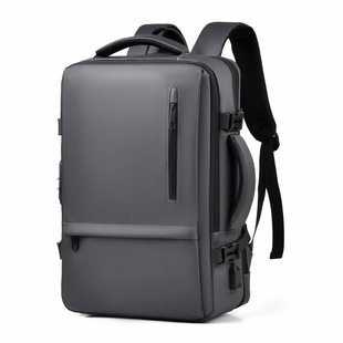 Password Lock Business Backpack Men's Commuter Business Trip Travel Backpack Large Capacity USB Laptop Bag Men