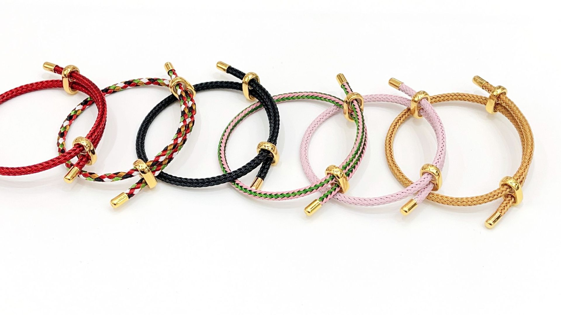 10g Weight Bracelets Classification 1 Piece Quantity Street Occasion rope Material Round Pattern Unisex Gender Simple Style Style Simple Style Round Rope Unisex Bracelets 无