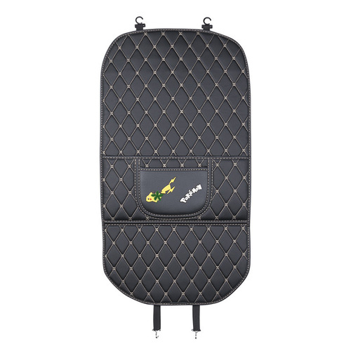 Cross-border best-selling with logo printing creative car carrier universal rear seat storage leather anti-kick mat