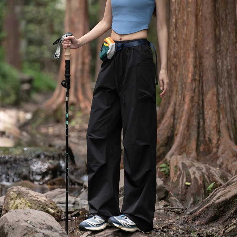啄木鸟冲锋裤女夏季户外山系登山徒步工装速干运动伞兵防晒休闲裤|undefined
