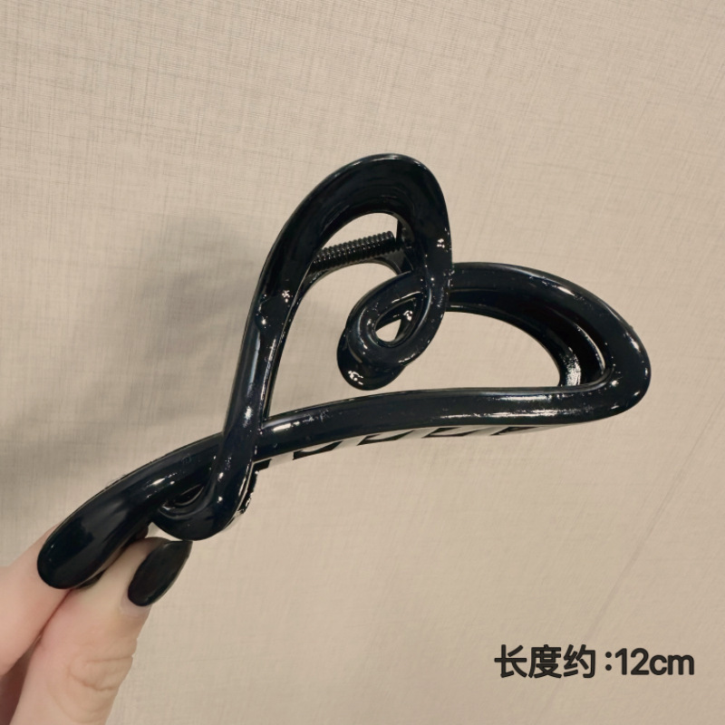 法式橡皮漆抓夹大号发量大多巴胺高级感发夹女两元店发饰头饰品|undefined