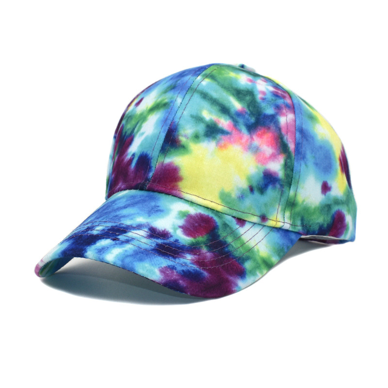 Unisex Fashion Color Block Printing Curved Eaves Baseball Cap display picture 3