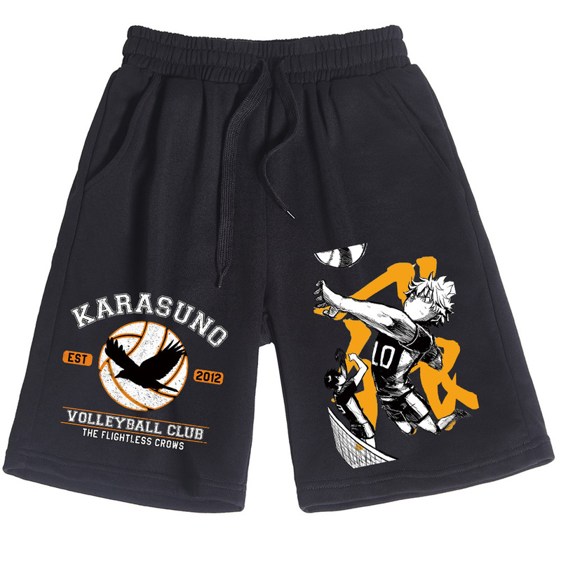 2022 Summer New Volleyball Youth Anime Merchandise Men's Shorts Five-Point Pants 2022 Summer New Volleyball Youth Anime Merchandise Men's Shorts Five-Point Pants