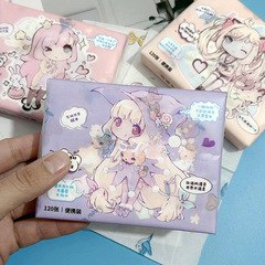 印花抽紙魔法少女印花紙巾 學生便攜小包面巾紙衛生紙彩色餐巾紙