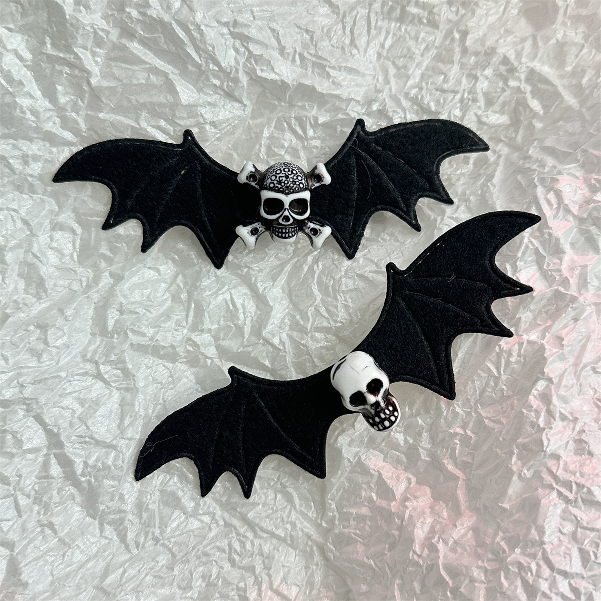 25g Weight Hair Clip Hair Accessories Type 1 Piece Quantity Halloween Basic Modern Style Women's Skull Flannel Hair Clip