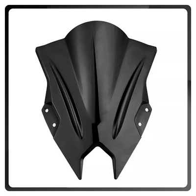 Suitable for Kawasaki Ninja500 Se 24-25 Motorcycle Front Windshield Racing Front Windshield (Motorcycle front windshield) - black