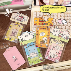 Tengyi original cute puppy card holder girl idol photo card bag student school card meal card bus card protective cover