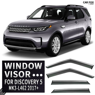 Rain shield – Window visor - standard-packing-without-logo-land-rover-discovery-5-mk3-l462-2017-pc-with-bright-strip-rain-shield