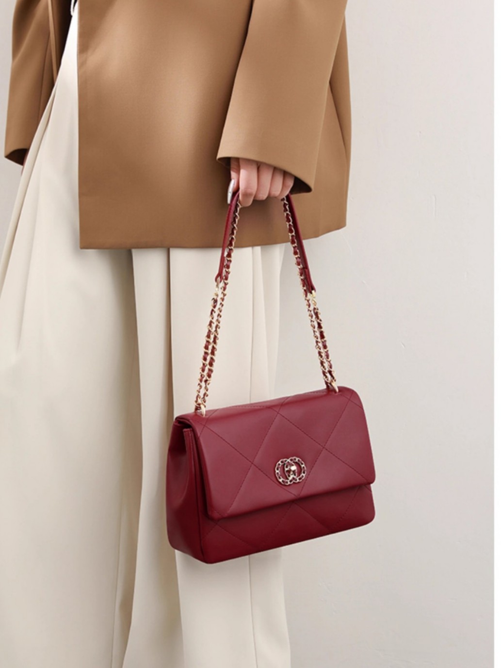 Hong Kong compra bolsos para mujer 2025 nuevo bolso de mensajero bolso de mujer de gran capacidad bolso de novia de boda de alta gama bolso de boda
