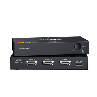 HDMI Switcher 8K60Hz High-Definition Computer Tv Video Split Screen Two in and One Out HDMI Two-Way Switcher