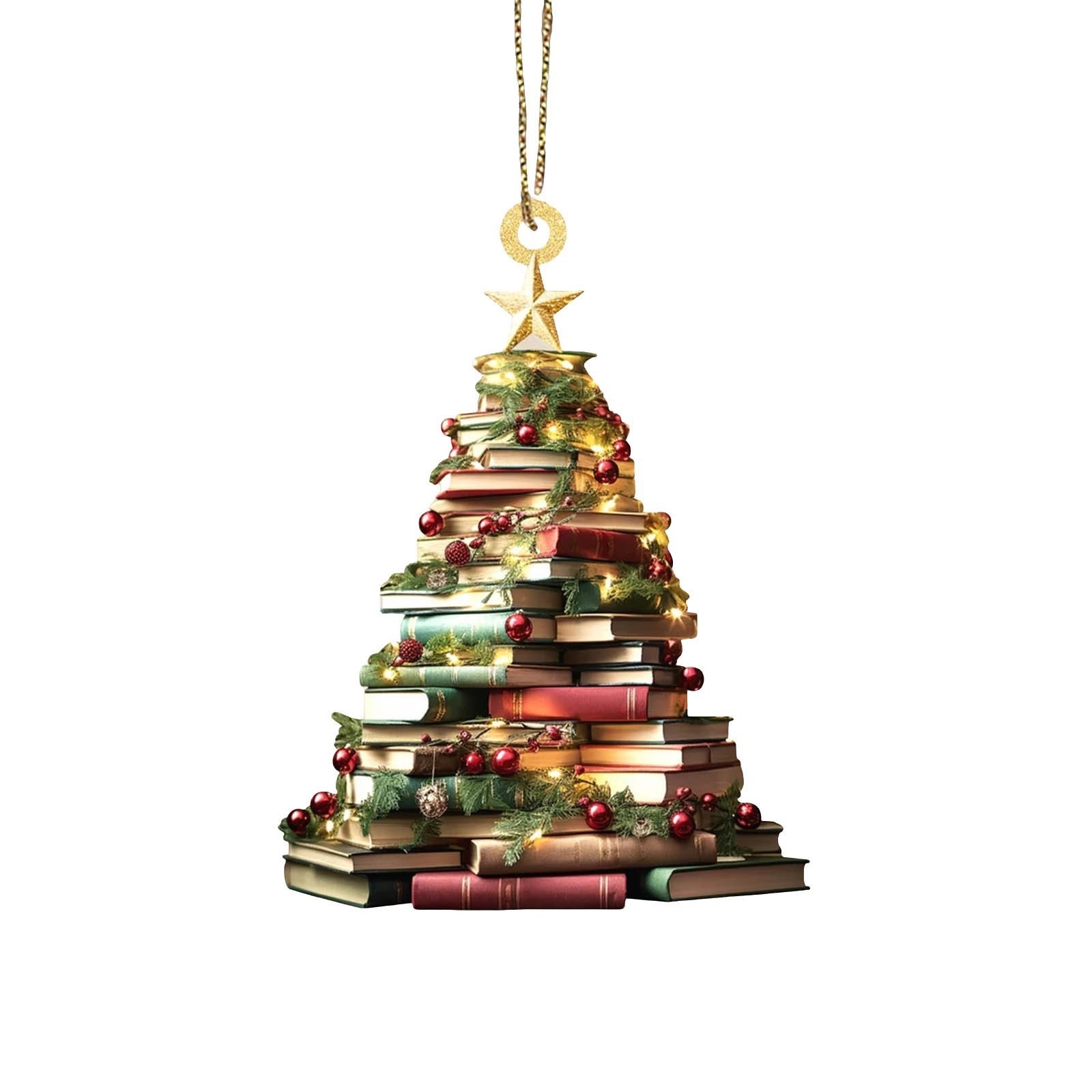 Transfronterizo nuevo creativo árbol de Navidad coche colgante Navidad acrílico decoración vacaciones decoraciones para el hogar image 29