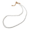Brand necklace from pearl, fresh chain for key bag , European style, simple and elegant design