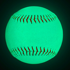 暗闇で光る野球ボール、夜に光る蛍光野球ボール 9inch 個、硬式野球ボール、ソフト野球ボール、トレーニング用サインギフト