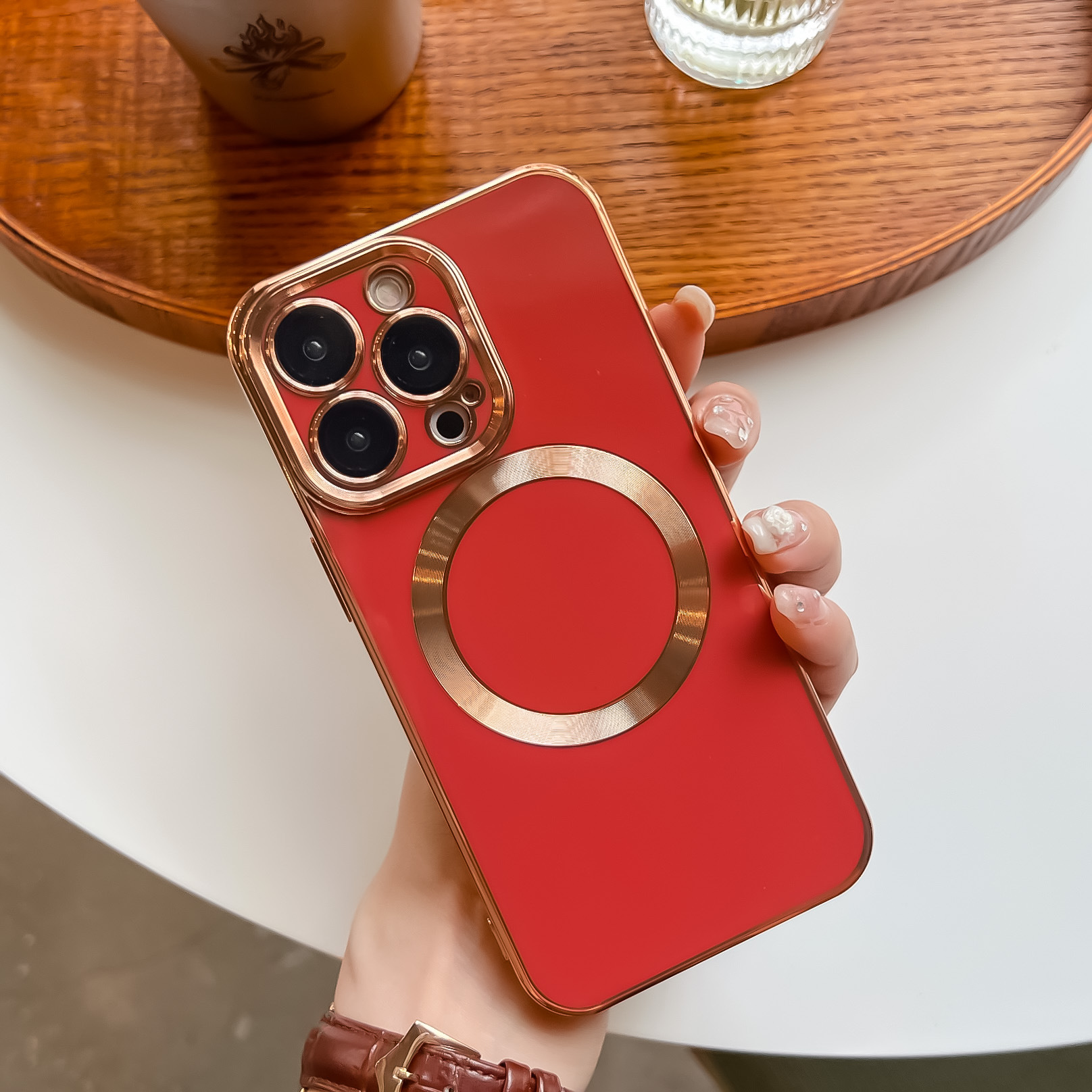 Title 11, Solid Color Electroplating Magnetic Pull Ribbon...