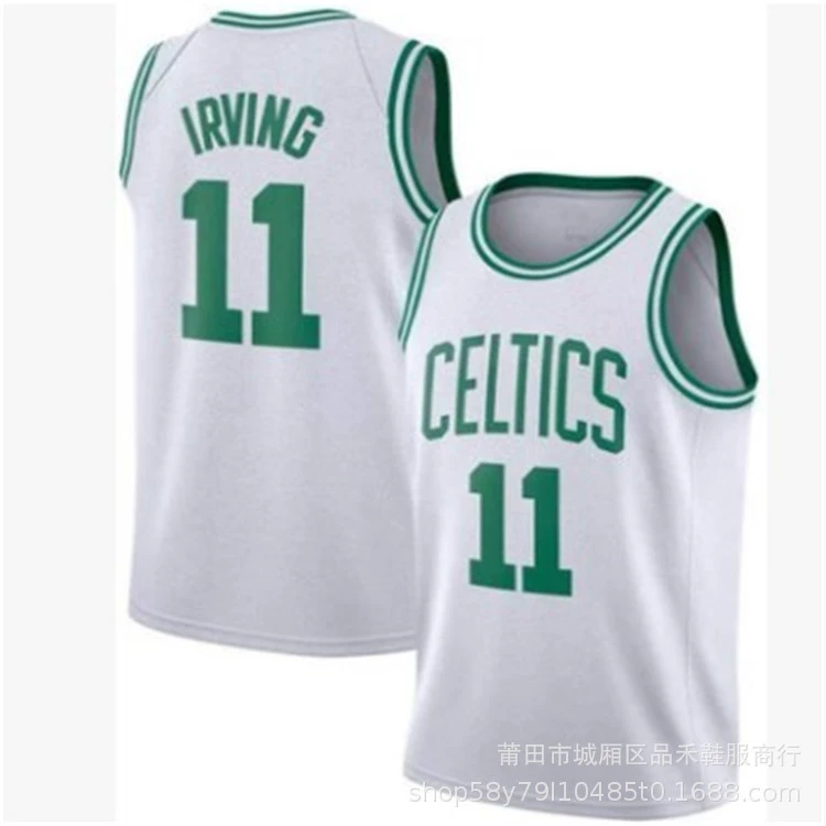 Футболки джерси Celtics №11 Ирвинг, вышитая баскетбольная форма Ирвинг, доставка