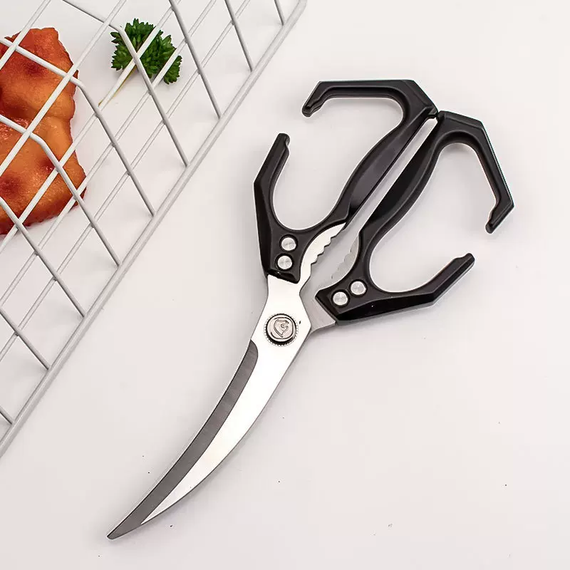烤肉专用剪食品级不锈钢家用多功能专用强力鸡骨剪厨用剪刀批发