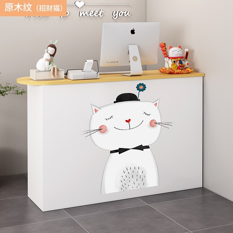 원래 나무 곡물 행운의 고양이