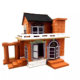 Small Masons Cabin Building Handmade diy Children Building House Toys Real Brick Real Tile Mini Brick Mold