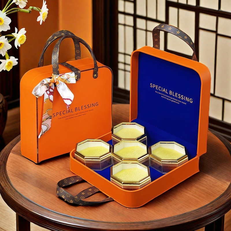 滋补品礼盒空盒参茸燕窝红参鹿茸片西洋参片人参名贵中药材包装盒