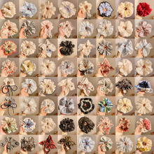 爱心高颜值法式优雅百搭大肠发圈蝴蝶结高端发圈发量多头花发量少