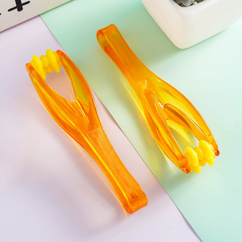 Массажер для пальцев, пластиковый роликовый массажер, массажное колесо для суставов пальцев, массажный зажим для точки «тигровый рот», поставка для уличных ларьков