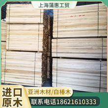 白椿木木材板 原木板材直拼板材原木烘干白椿木 厂家实木板材