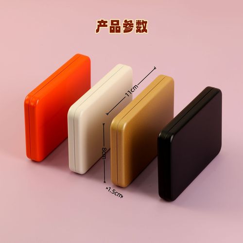 Pan Cake Box Square Tea Can Metal Iron Can Sealed Tea Box UV Universal Tea Packaging Gift