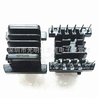 EE16多槽骨架EE16变压器骨架通讯骨架四槽卧式6+6针1612