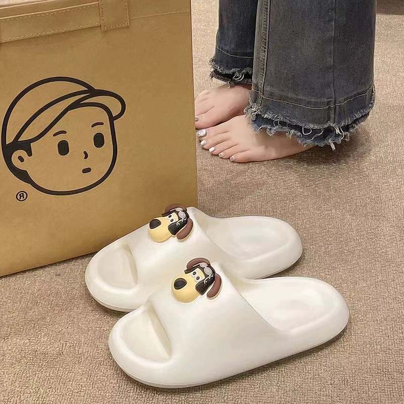 Новые милые тапочки для женщин, нескользящий дезодорант на толстой подошве из этиленвинилацетата, домашняя и уличная одежда, домашние тапочки для мужчин
