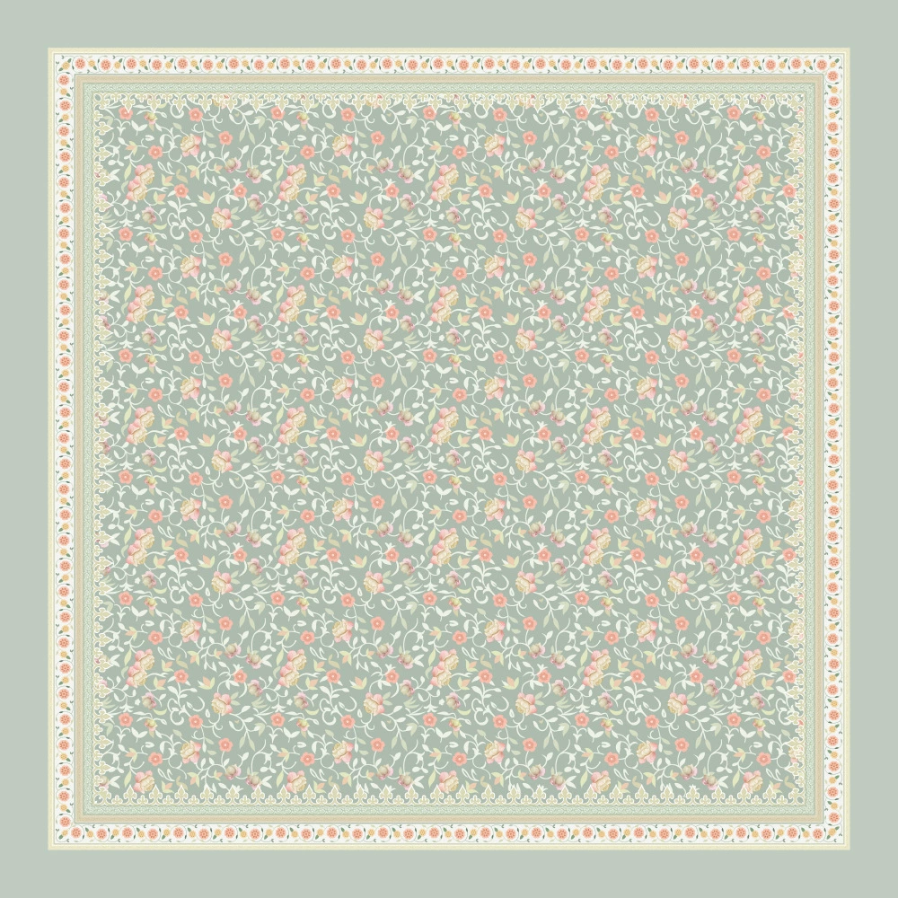 FANXIN 110*110 Шарф-хиджаб: цифровой принт Barli, Малайзия Hui Bao Tu Turtle Sunscar, 44 цветов