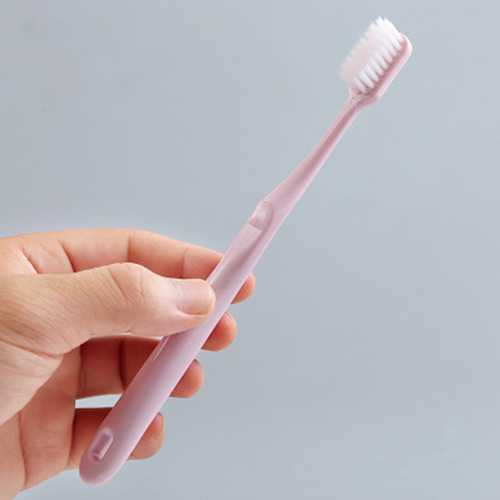 Macaron 4-pack adult toothbrush small head soft bristles ultra-fine household family combination pack male and female Morandi toothbrush