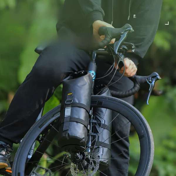 ENLEE bicycle multi-function front fork bag outdoor waterproof bag 5L capacity road mountain bike long-distance travel bag